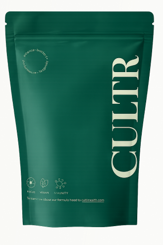 CULTR branded personalized supplement pouch